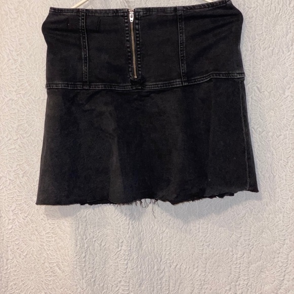 Free People Highlands Denim Mini Skirt - Picture 5 of 8